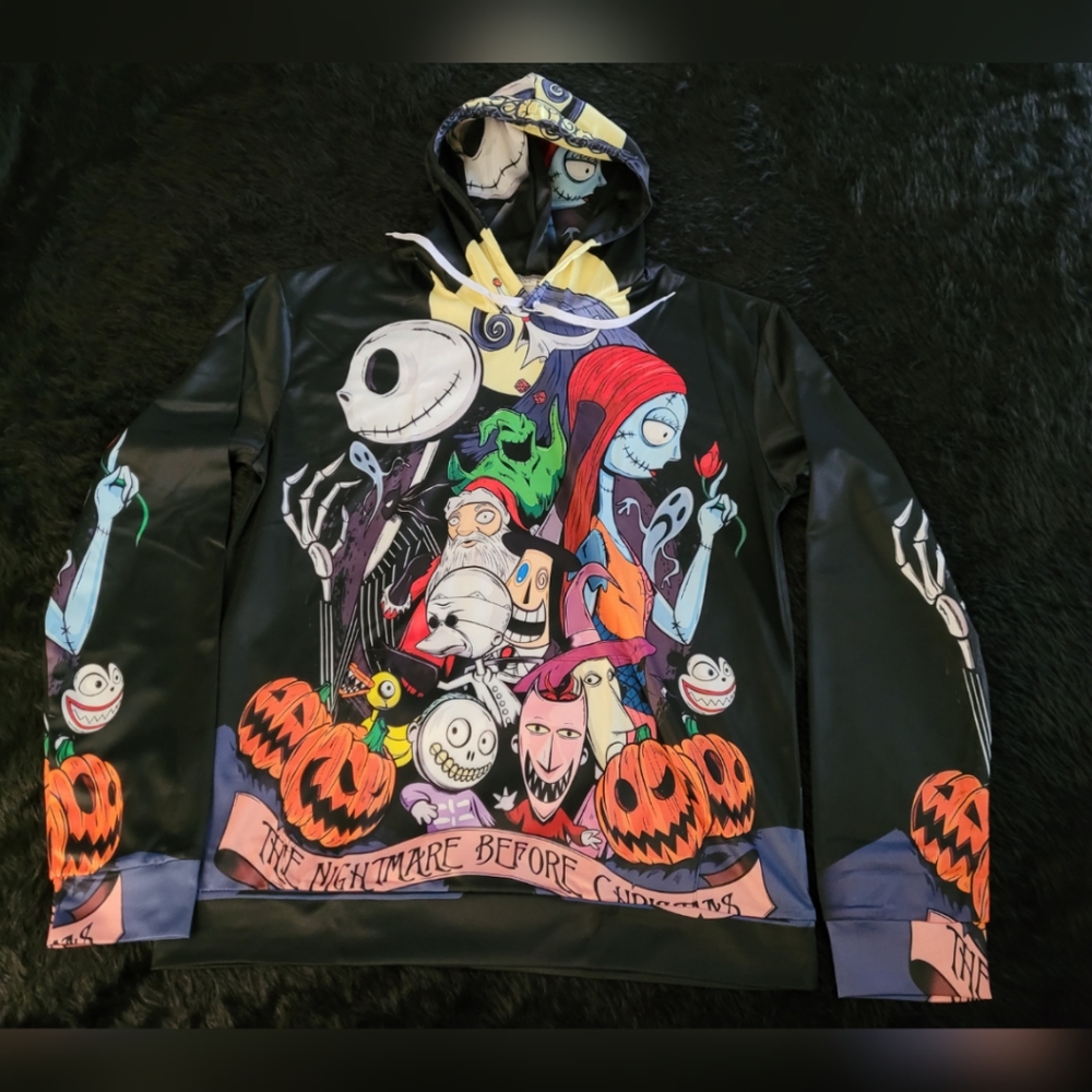 The Nightmare Before Christmas Pullover Hoodie XL